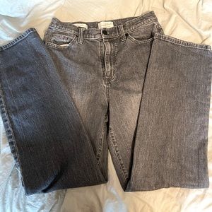 Gray universal thread jeans